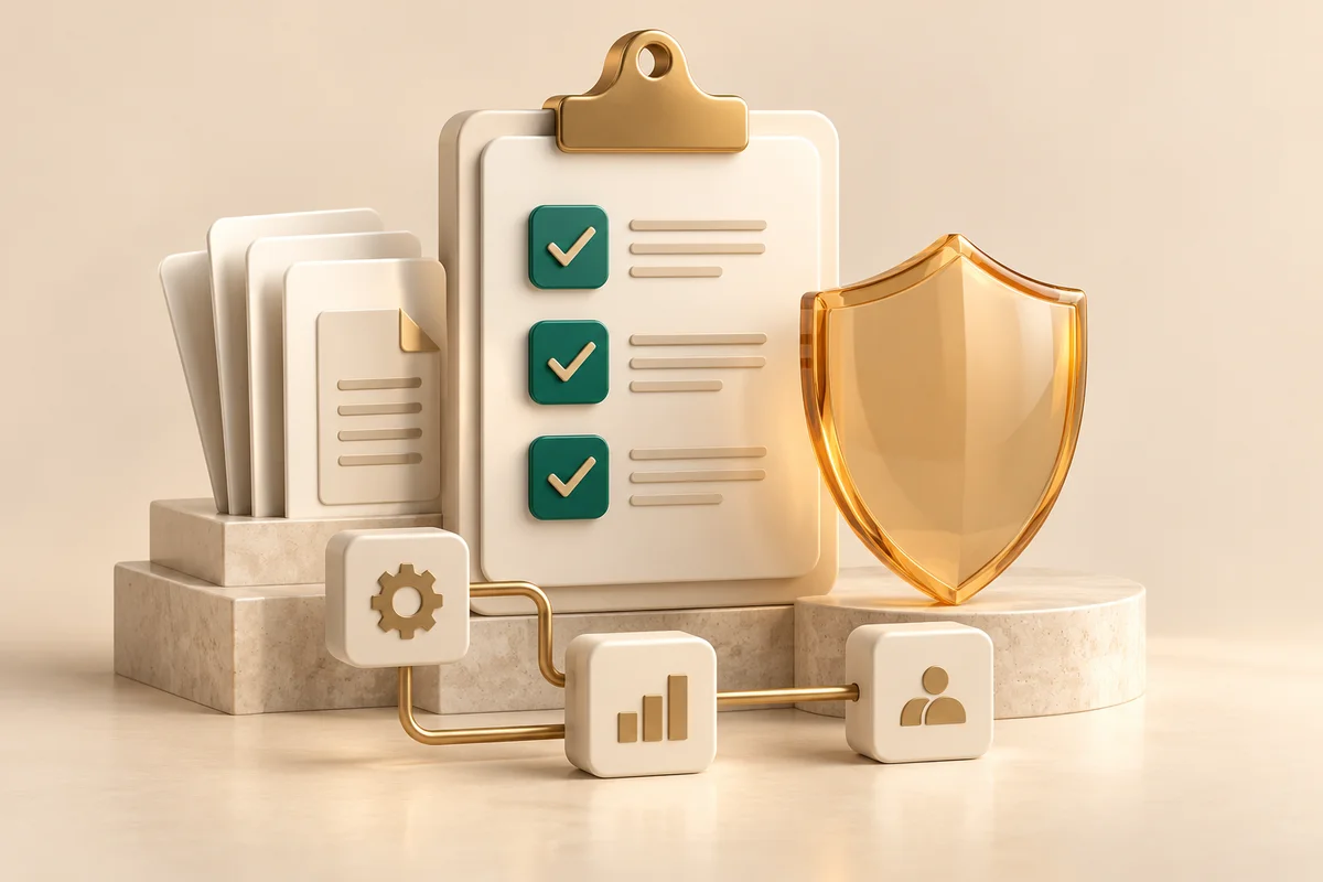 Concept illustration for Project Audit & Governance Platform